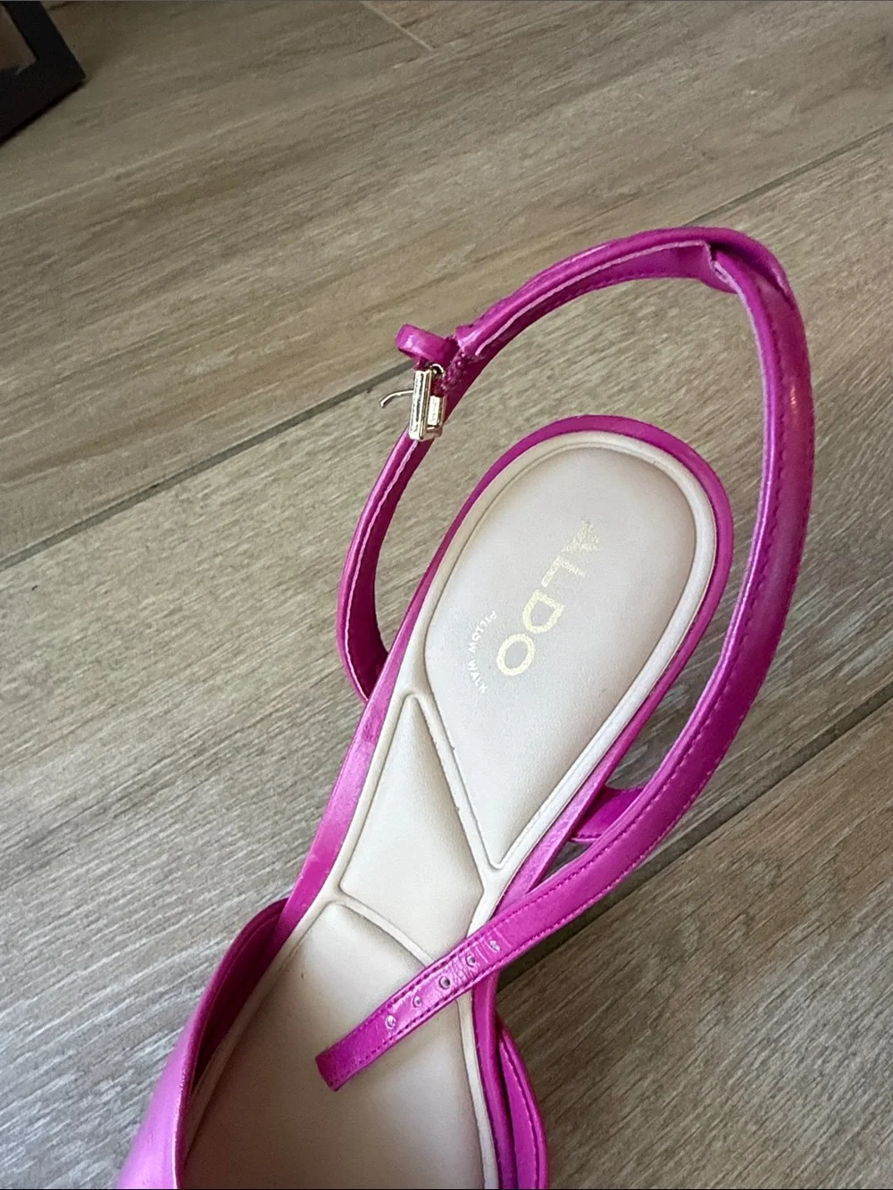 ALDO Hot Pink Slingback Stiletto Sandals